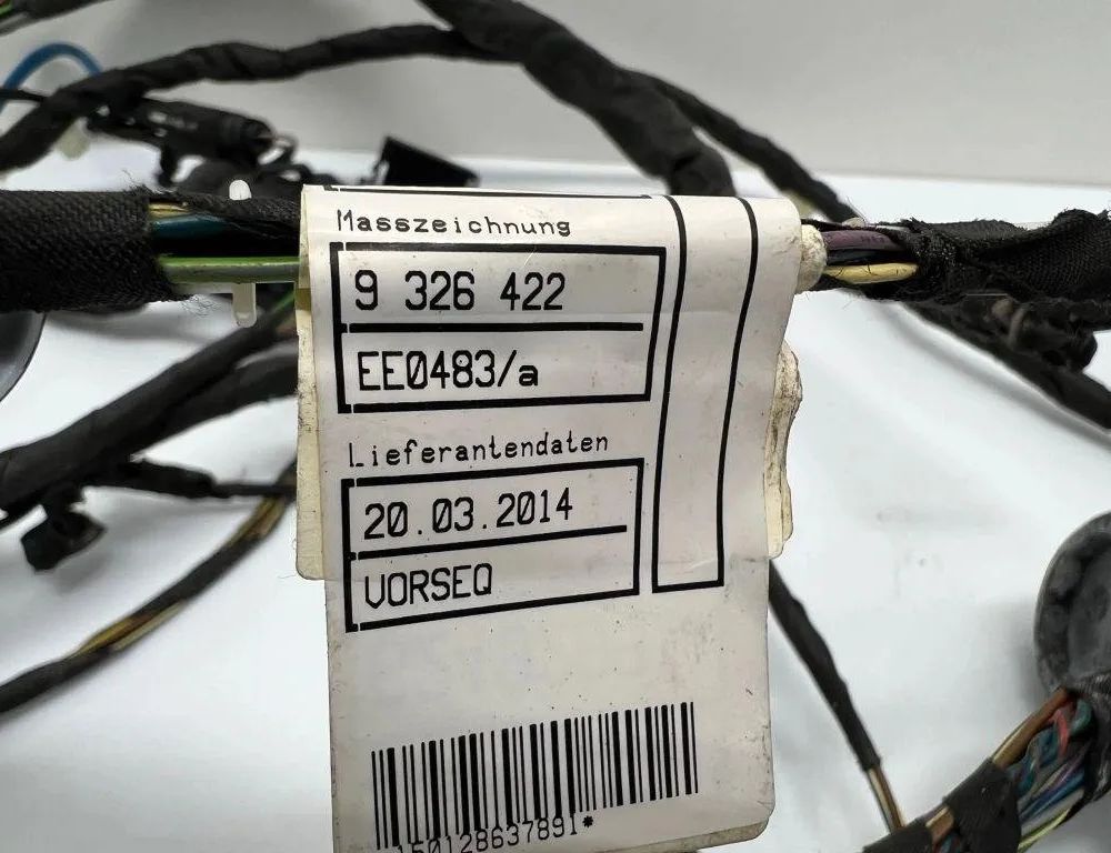 BMW 3 Series Gran Turismo F34 (2013-2017) Pravé predné dvere káble 20032014,9326422 31895751