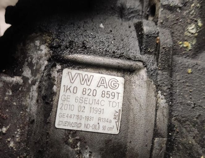 VOLKSWAGEN Golf 6 generation (2008-2015) Klimatizačné čerpadlo 1k0820859t 28329654