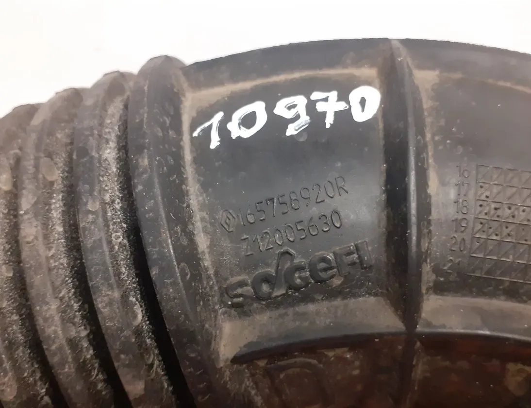 NISSAN Qashqai 2 generation (2013-2023) Intercooler hadica 165758920R,#10970 15260196