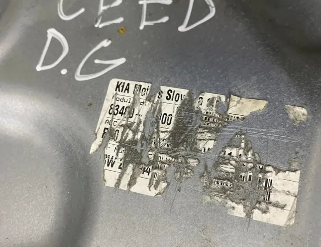 KIA Cee'd 2 generation (2012-2018) Rear Right Door Window Regulator #E697,83480 22584212