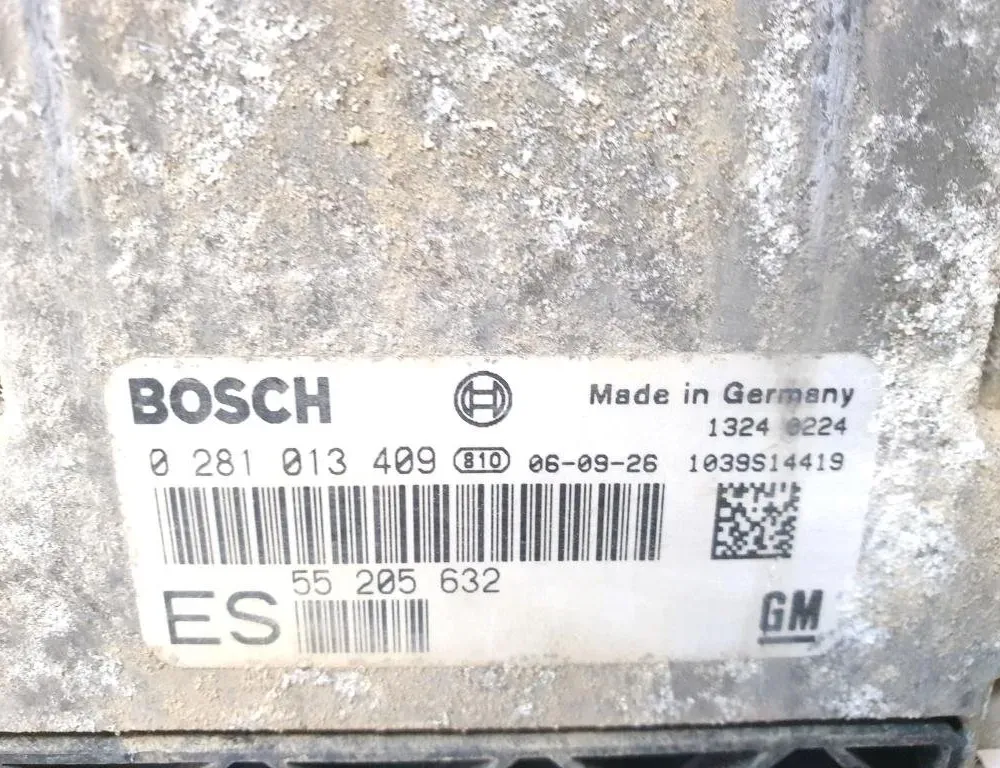 OPEL Vectra C (2002-2005) Riadiaca jednotka motora 0281013409 29021725