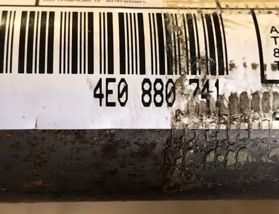 AUDI A8 D2/4D (1994-2002) Left Side Roof Airbag SRS 33314490