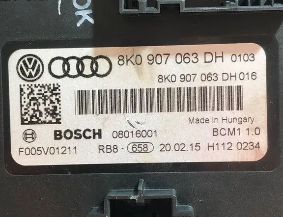AUDI A5 Sportback 8T (2009-2011) Блок управления Комфорт 8K0907063DH,08016001 33317907