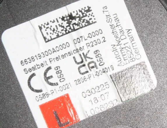 VOLKSWAGEN ID.4 1 generation (2020-2023) Ľavý predný bezpečnostný pás 11B857705Q 33473503