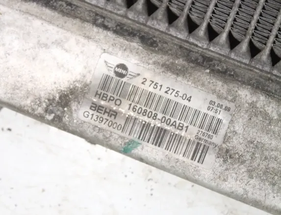 MINI Cabrio R57 (2008-2015) Klimatizačný chladič 2751275 34157617