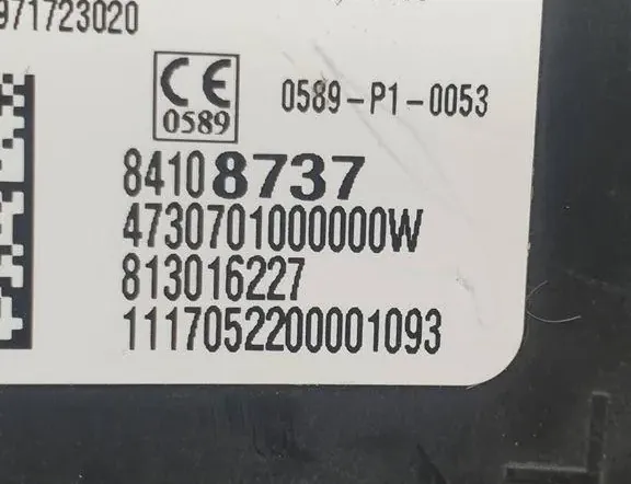 CHEVROLET Volt 2 generation (2015-2019) SRS переднее правое сиденье 84108737,0589P10053,1730701000000,813016227 34002748