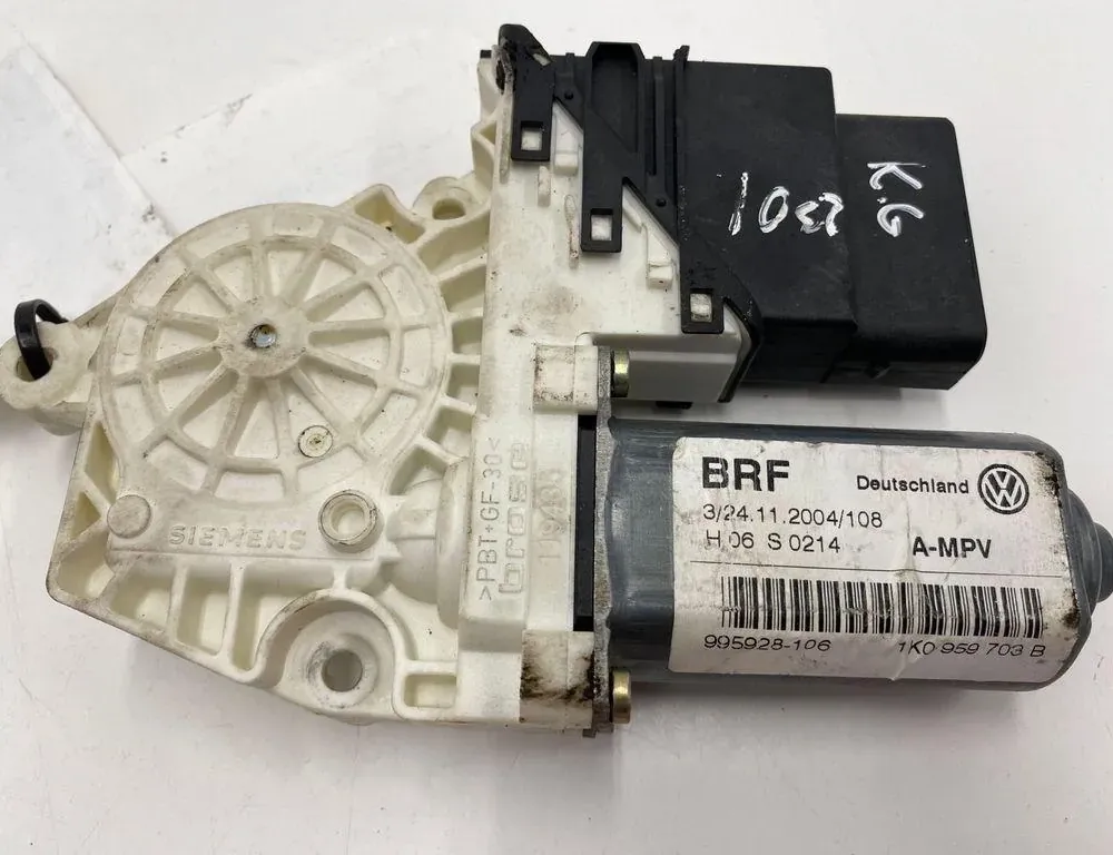 VOLKSWAGEN Touran 1 generation (2003-2015) Rear Left Door Window Control Motor 1K0959703B 33274251