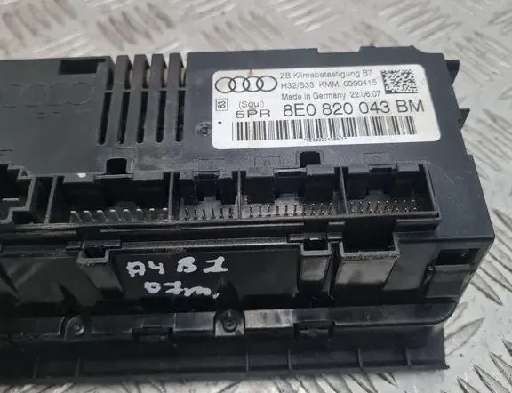AUDI A4 B7/8E (2004-2008) Other Control Units 8E0820043BM 33301262