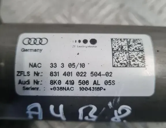 AUDI A4 B7/8E (2004-2008) Steering Column Mechanism 8K0419506AL 33306794