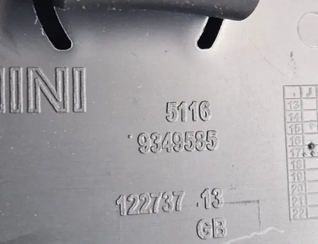 MINI Cooper F56 (2013-2020) Rukavice Box 9349585,9262362 32070632