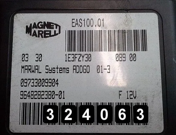 CITROËN C8 1 generation (2002-2014) Riadiaca jednotka motora 28670874