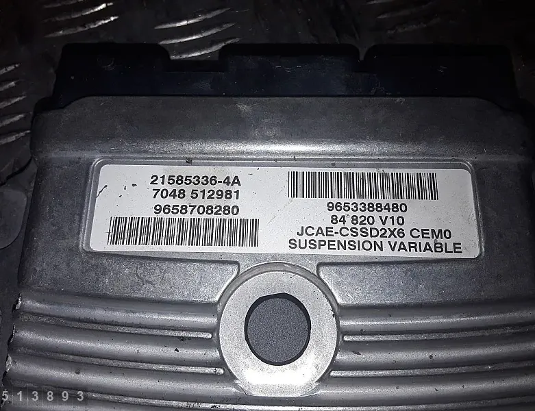 CITROËN C6 1 generation (2004-2012) Aktívna riadiaca jednotka odpruženia 9658708280 33229491