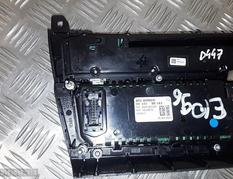 FIAT Ducato 3 generation (2006-2024) БЛОК УПРАВЛЕНИЯ КОНДИЦИОНЕРА ВОЗДУХА / КЛИМАТА/ ПЕЧКИ (В САЛОНЕ) 923363201 33481152