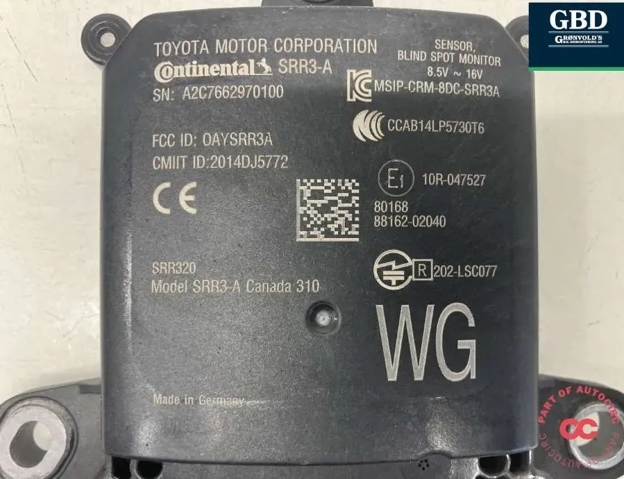 TOYOTA Corolla 12 generation E210 (2019-2024) Lane Departure Sensor 8816202040,a2c7662970100 34203857