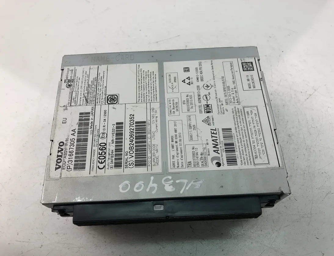 VOLVO V60 1 generation (2010-2020) Prehrávač hudby s GPS 31667305AA 18152169