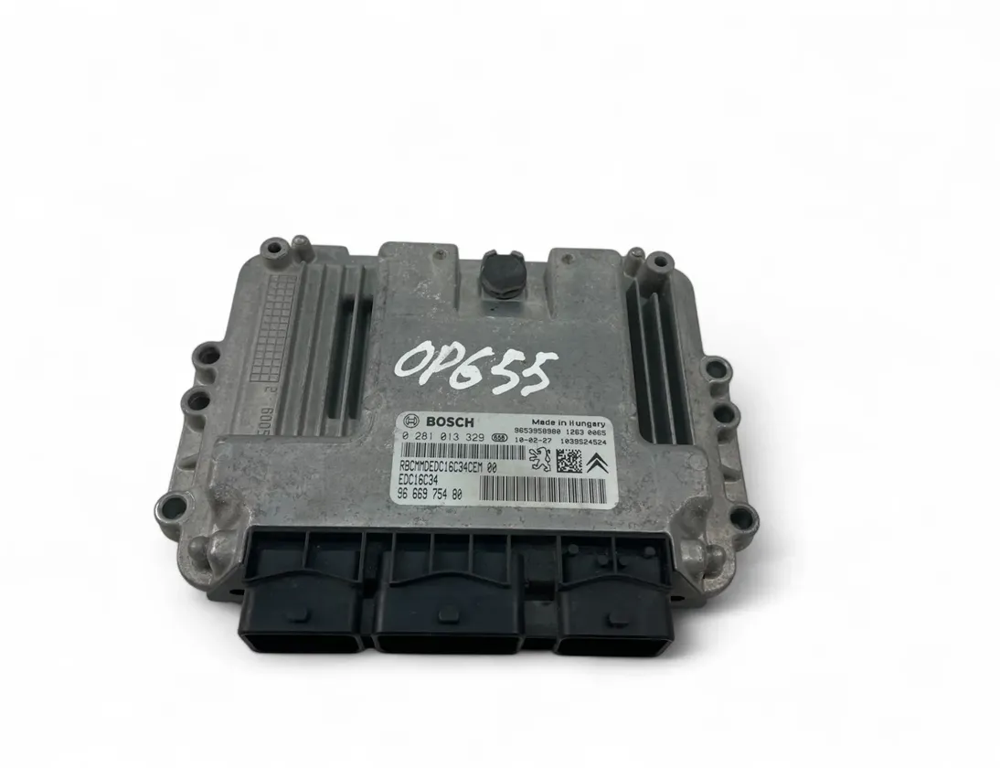 PEUGEOT Partner 2 generation (2008-2023) Блок управления двигателем 0281013329,9666975480 31267472