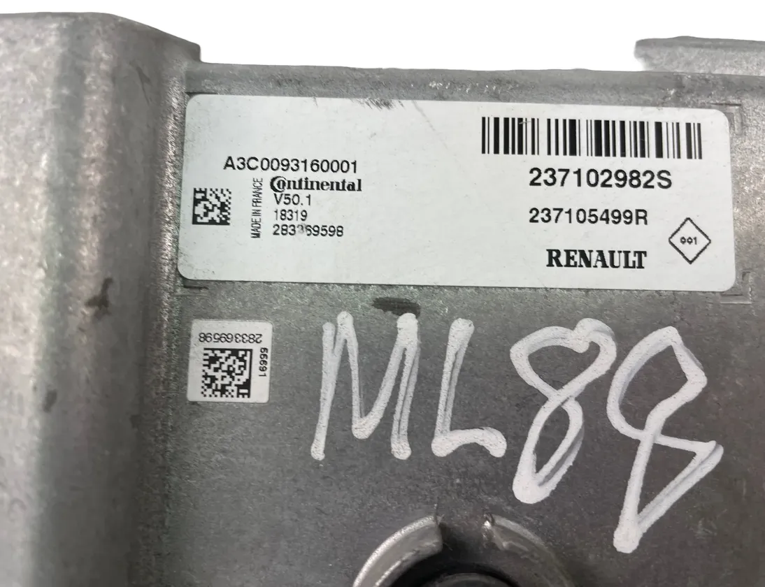 RENAULT Clio 4 generation (2012-2020) Riadiaca jednotka motora 237102982S,A3C0093160001 33784480