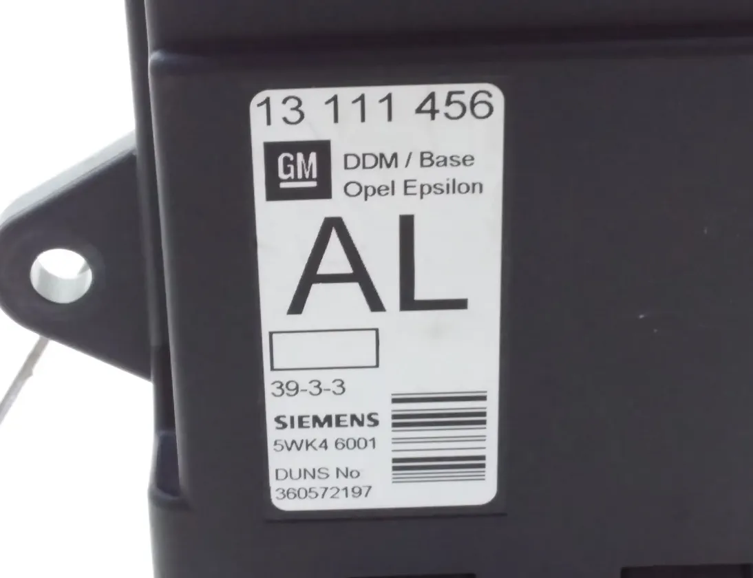 OPEL Vectra C (2002-2005) Other Control Units 13111456 13120683