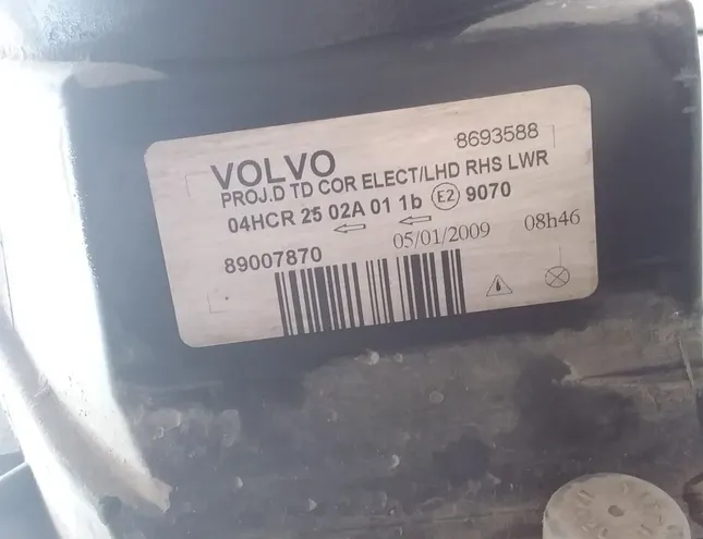 VOLVO S60 1 generation (2000-2009) Pravé predné svetlo 8693588,89007870 33929004