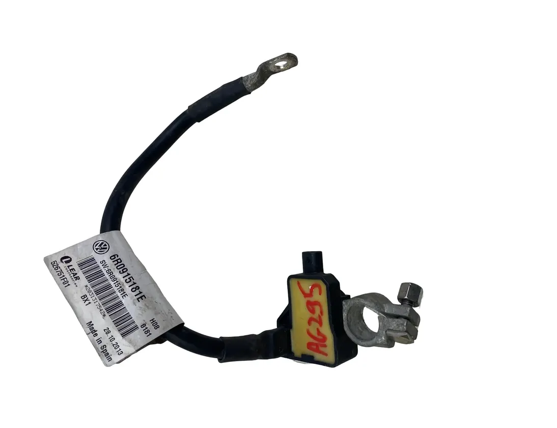 SKODA Rapid 2 generation (1985-2023) Отрицательный кабель аккумулятора 6R0915181E 33575684
