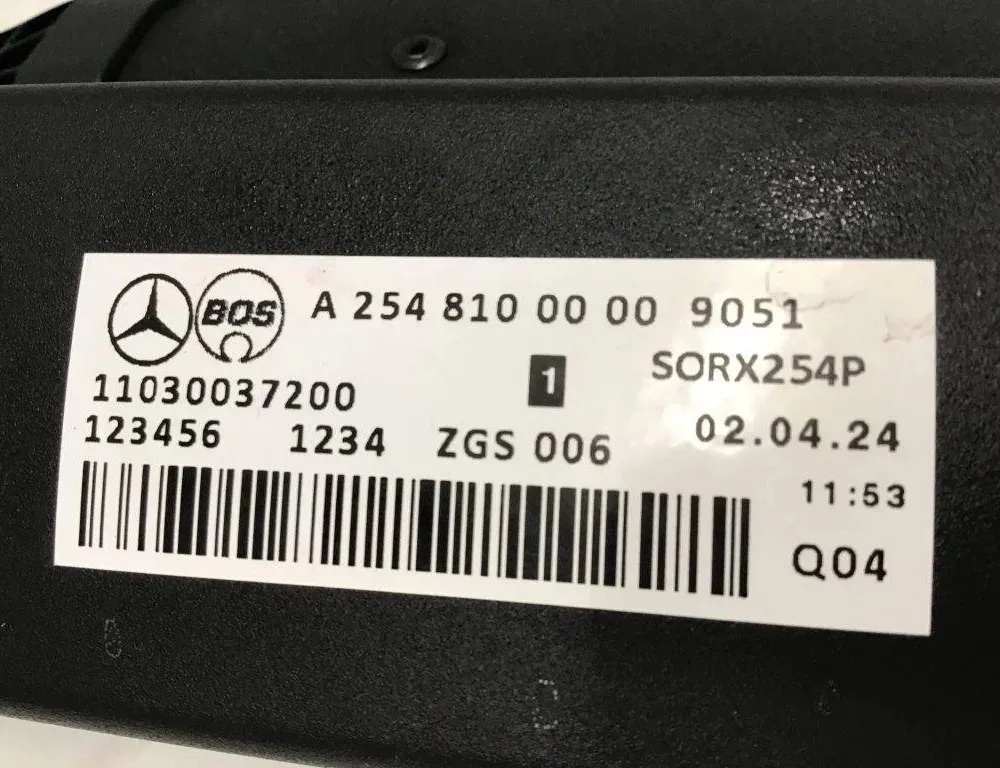 MERCEDES-BENZ GLC X253 (2015-2024) Trunk curtain A2548100000 32198669