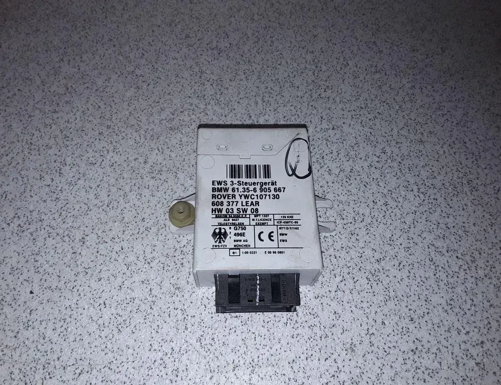 BMW 3 Series E46 (1997-2006) Ovládacia jednotka imobilizéra 61356905667,6905667 33962873