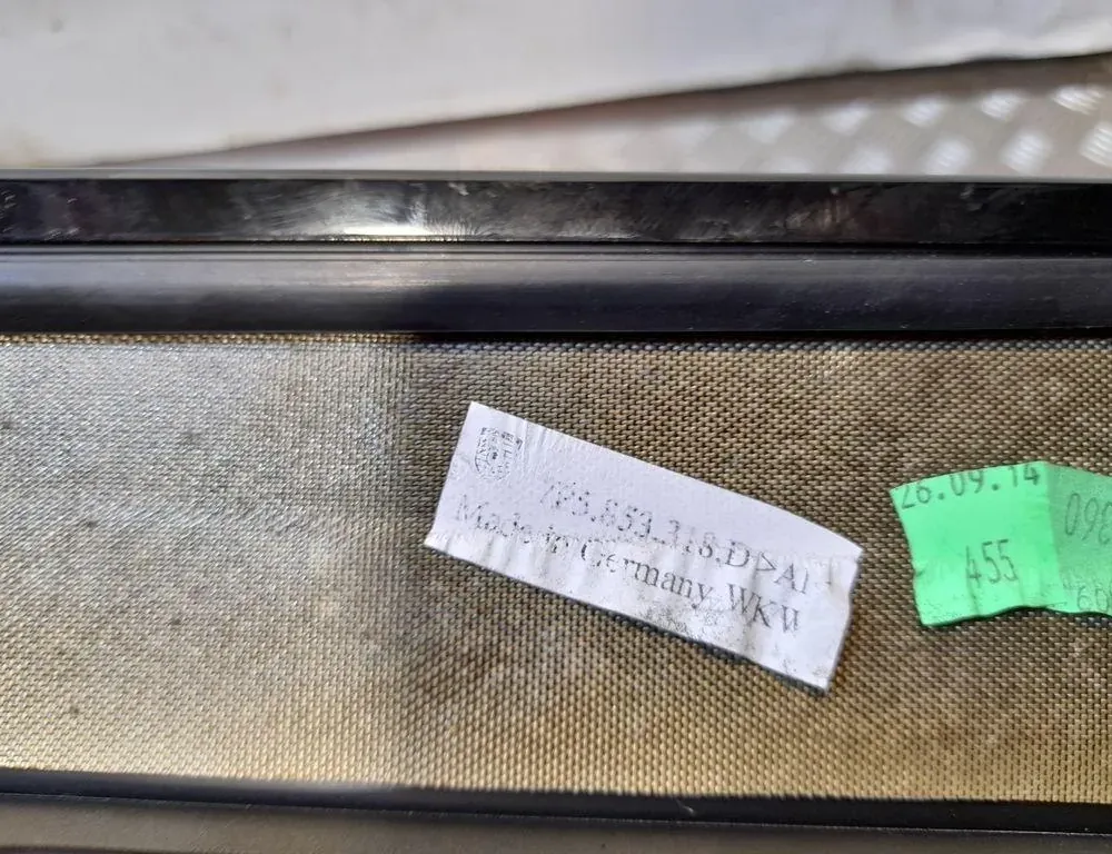 PORSCHE Cayenne 958 (2010-2018) Стеклоуплотнитель передней левой двери 7P5853318D 33417596