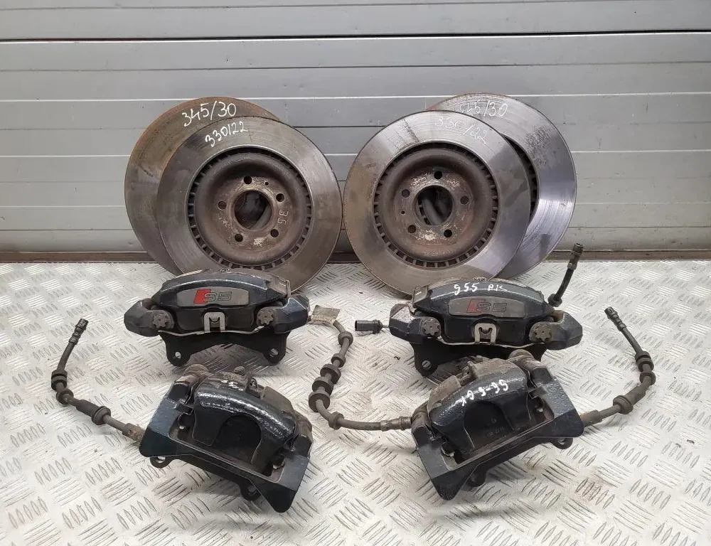 AUDI A5 8T (2007-2016)  Комплект тормозных систем суппортов и дисков 8W0615601K 33445086