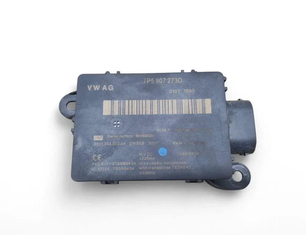 PORSCHE Cayenne 958 (2010-2018) Modul na kontrolu tlaku v pneumatikách 7P5907273D 33453085