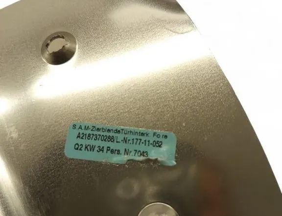 MERCEDES-BENZ CLS-Class C218/X218 (2011-2017) Ostatné vnútorné časti A2187370288 33457957