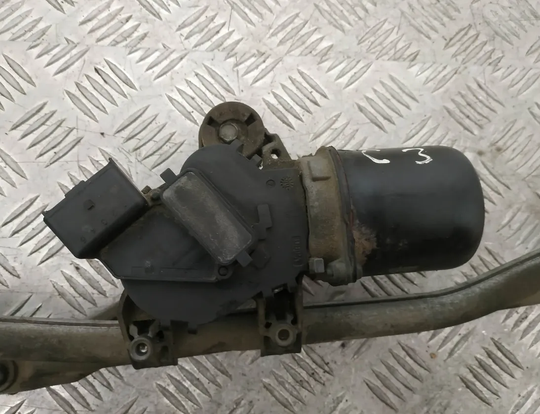 CITROËN C3 1 generation (2002-2010) Mechanizmus stierača predného čelného skla 53630187 16423558