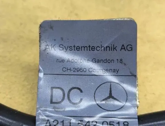 MERCEDES-BENZ E-Class W211/S211 (2002-2009) Negative Battery Cable 33112523