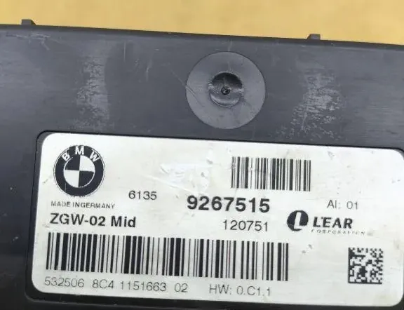 BMW 5 Series F10/F11 (2009-2017) Centrálna zamykacia jednotka 9267515 33133564