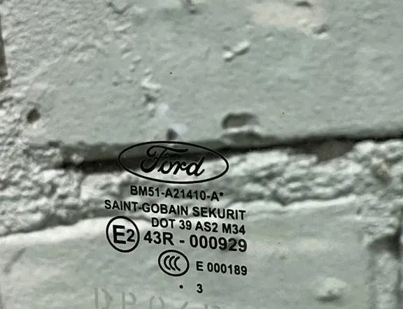 FORD Focus 4 generation (2018-2024) Front Right Door Glass DOT39AS2M34,43R000929 33741043