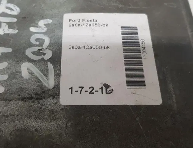 FORD Fiesta 5 generation (2001-2010) Блок управления двигателем 2S6A12A650BK 33842034