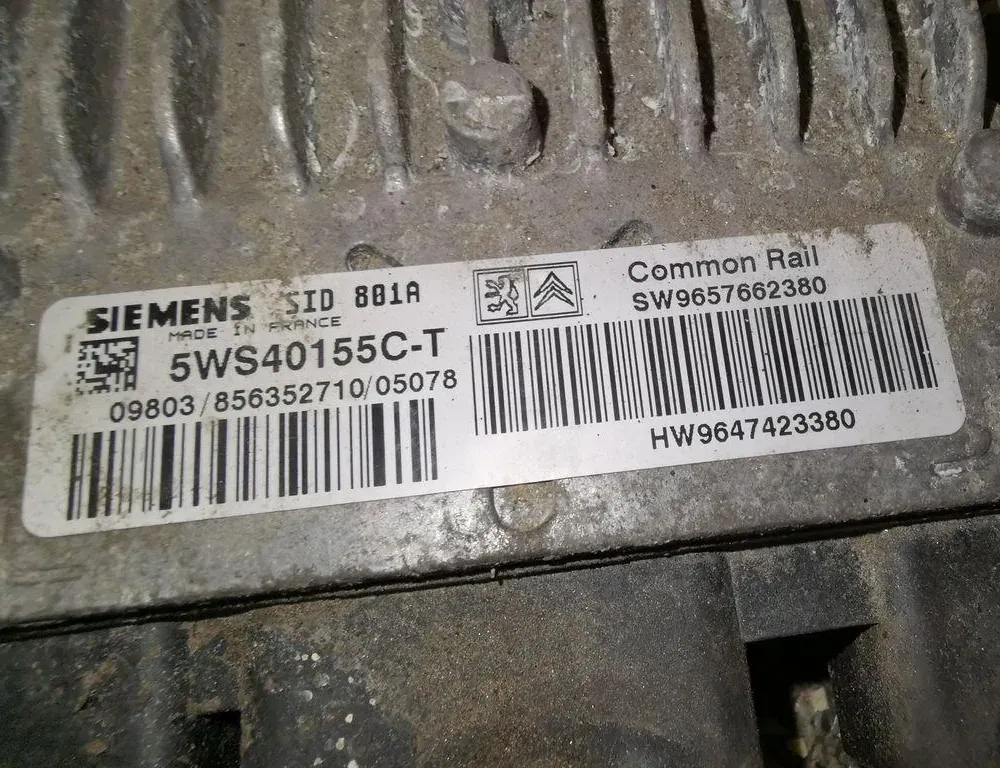 CITROËN Berlingo 1 generation (1996-2012) Riadiaca jednotka motora 9657662380 33856474