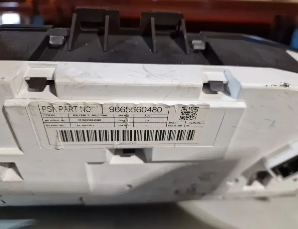 CITROËN C5 2 generation (2008-2017) Rýchlosťomer 9665560480 33877264