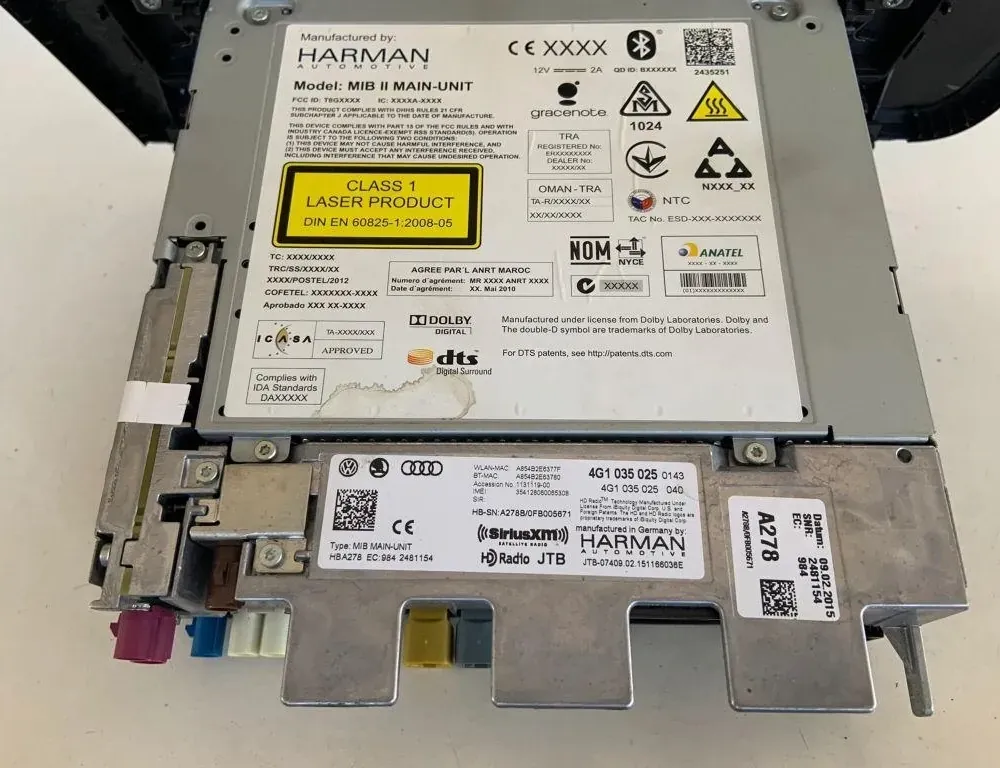 AUDI A7 C7/4G (2010-2020) Music Player With GPS 4G0927137E6PS,4G1035025,4G0927137E 33972581