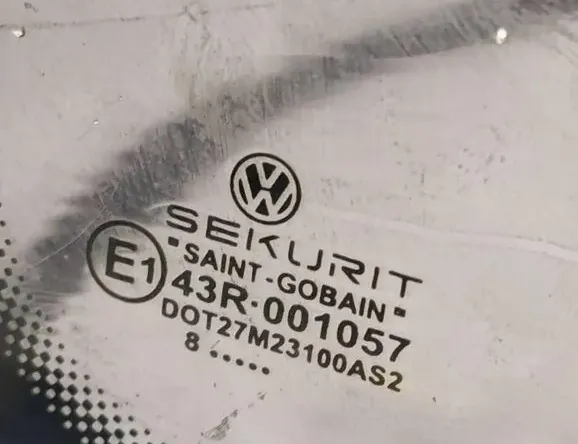 VOLKSWAGEN Transporter T5 (2003-2015) Rear Window Glass 43R001057 33262458