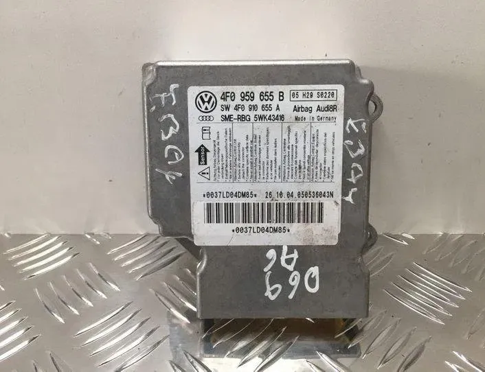 AUDI A6 C6/4F (2004-2011) SRS Control Unit 4F0910655A,5WK43416,4F0959655B 21444029