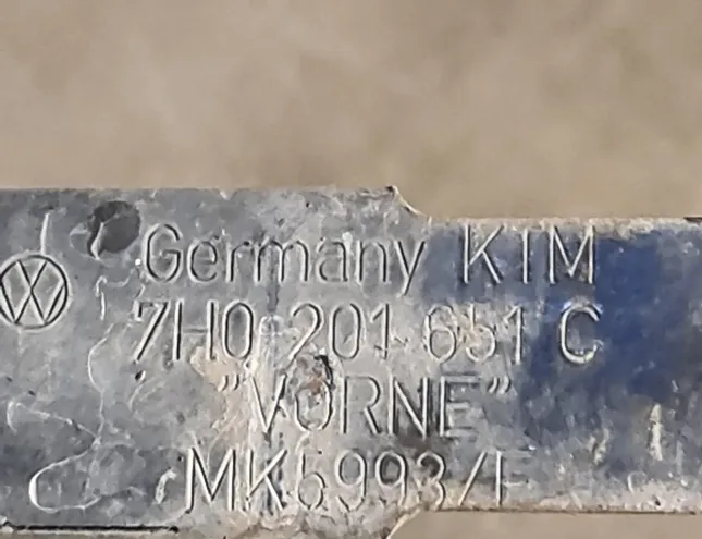 VOLKSWAGEN Transporter T5 (2003-2015) Крепежная 7H0201651C 11772151