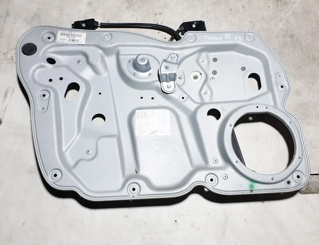 VOLKSWAGEN Touran 1 generation (2003-2015) Regulátor okna ľavých predných dverí 1T1971120A,1T1837729BD,1T0837755M 17509531