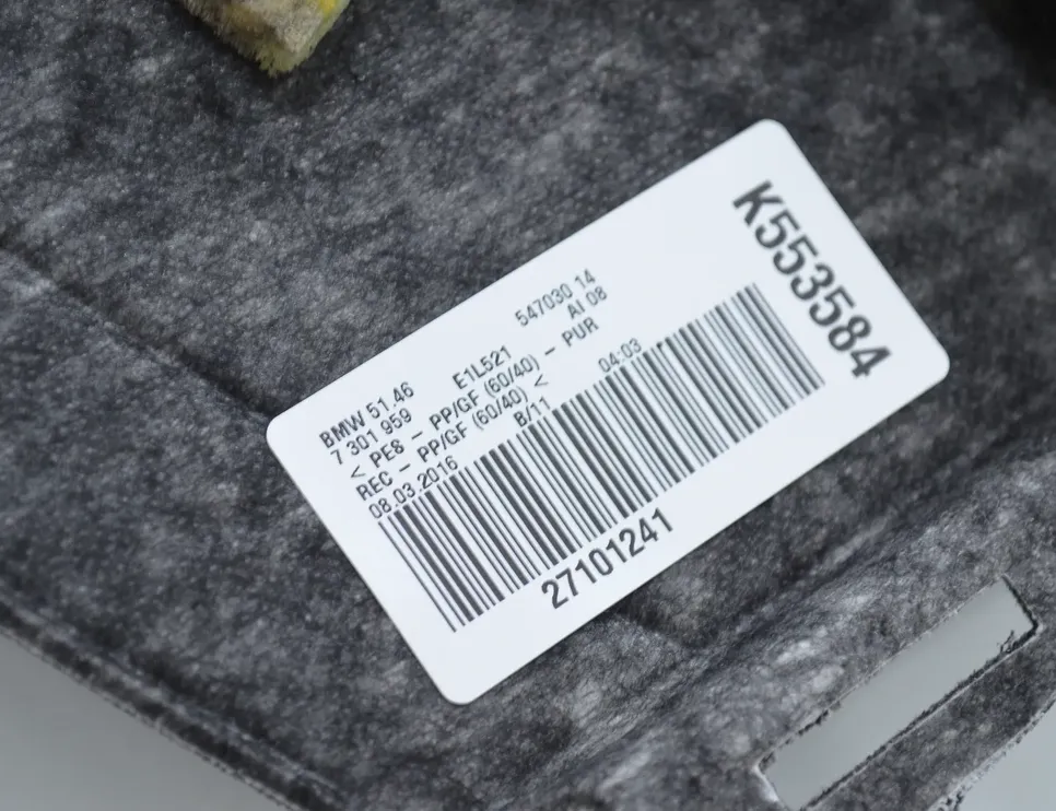 BMW 3 Series F30/F31 (2011-2020) Полка багажника задняя 7301959,51467301959,7272130,51467272130,5B6D503,51465B6D503 33604740