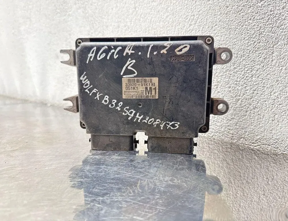 OPEL Agila 2 generation (2008-2015) Riadiaca jednotka motora E6T90072H5ZE,3392051K1 34475795
