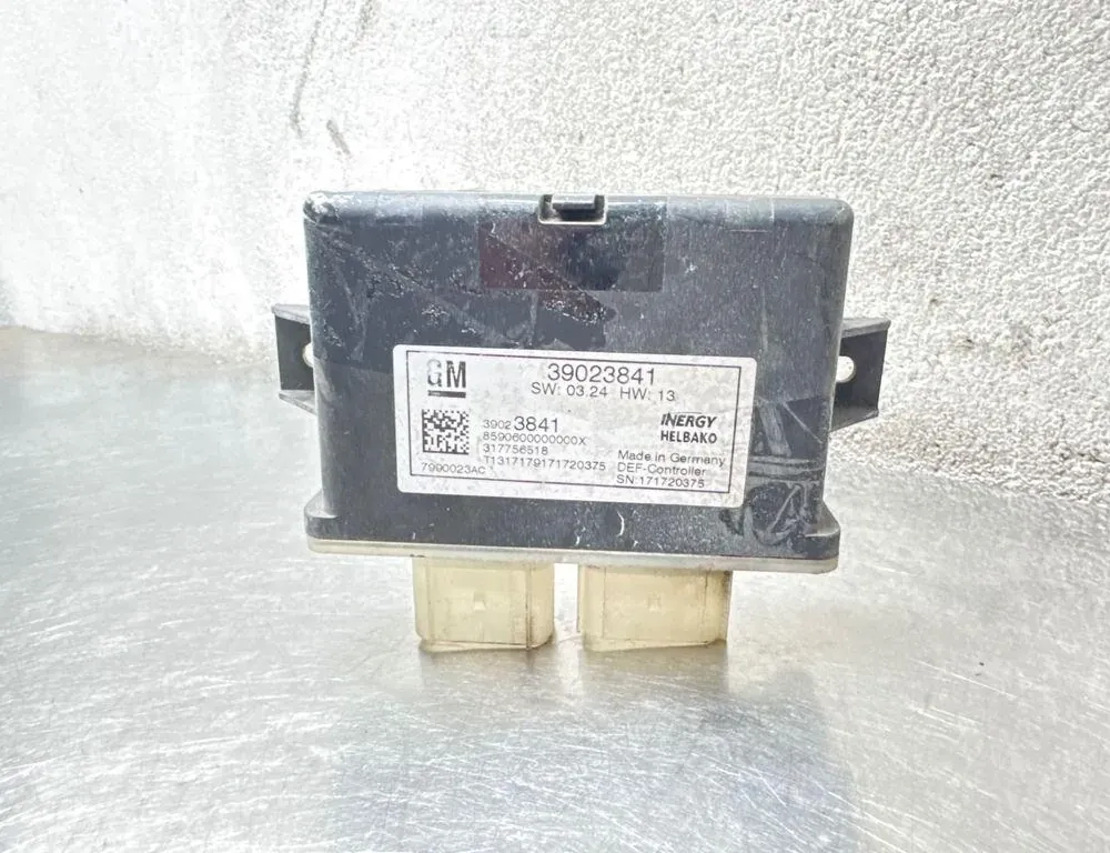 OPEL Insignia B (2017-2024) AdBlue kontrolná jednotka 39023841 34469418