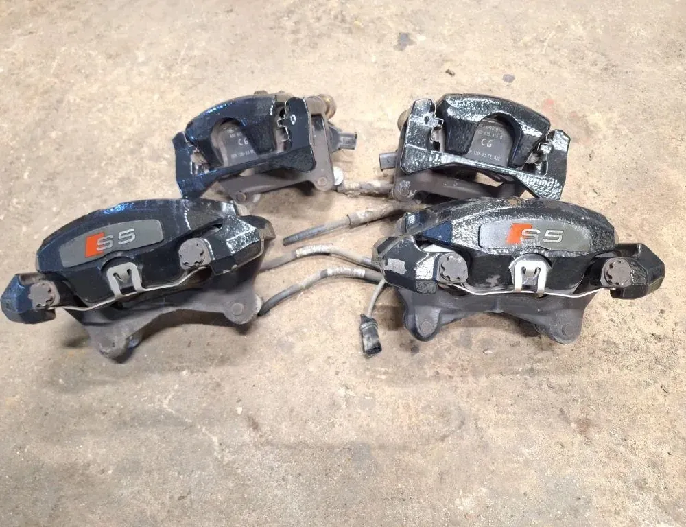 AUDI A5 8T (2007-2016) Brake System Kit Calipers & Discs 4G0515301,8W0615601K,32347485,8W0615601,4G0615415G,4G0515301AF,6455A,8755A,8K0611707E 34047808