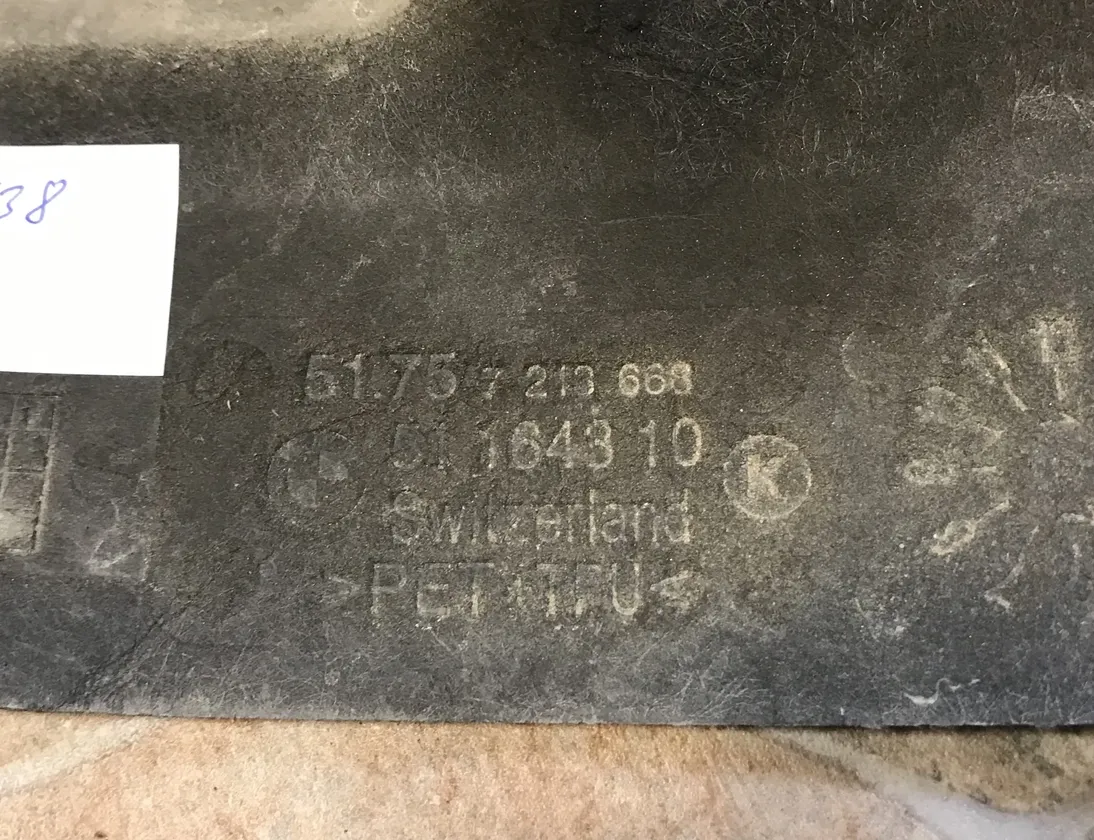 BMW X3 F25 (2010-2017) Gearbox Underbody Cover 7213668 17741810