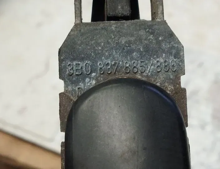 SKODA Fabia 6Y (1999-2007) Rear right door outer handle 3B0837886,3B0837885 21033157