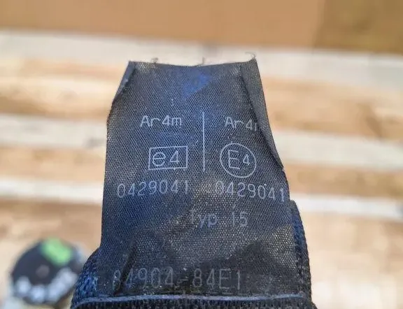 SUZUKI Wagon R 3 generation (2003-2008) Pravý zadný bezpečnostný pás 602287400,0429041 33982297