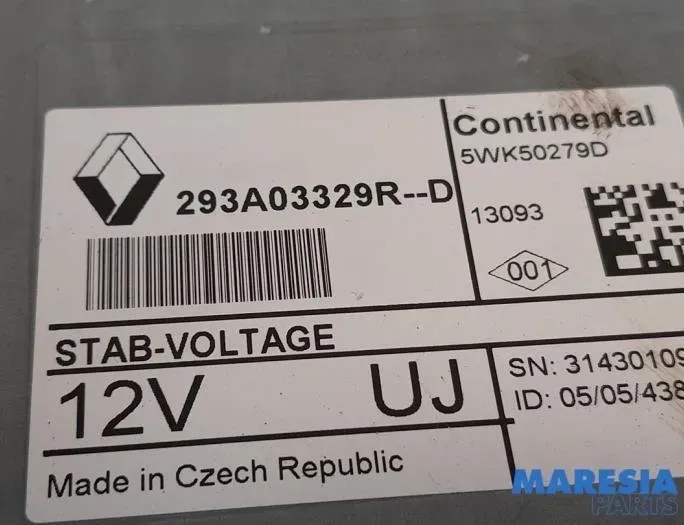 RENAULT Scenic 3 generation (2009-2015) Steering Locking Control Unit 31430109,293A03329,293A03329R 27177803
